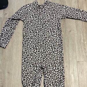 Current Tyed Leopard Print Kids Rashguard